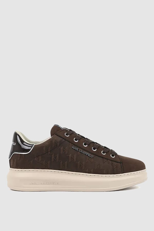 ΠΑΠΟΥΤΣΙΑ KARL LAGERFELD - 244 DK BROWN NUBUCK
